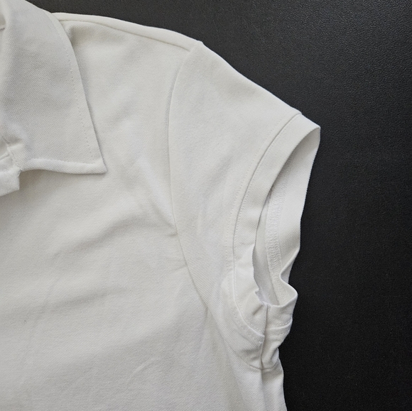 NWT - "Eagles Eye" Cotton Stretch White Polo Shirt - Size XL - Picture 4 of 8